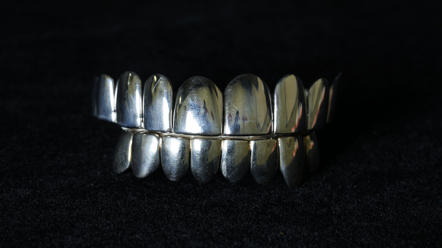 Plain 925 Silver Grillz