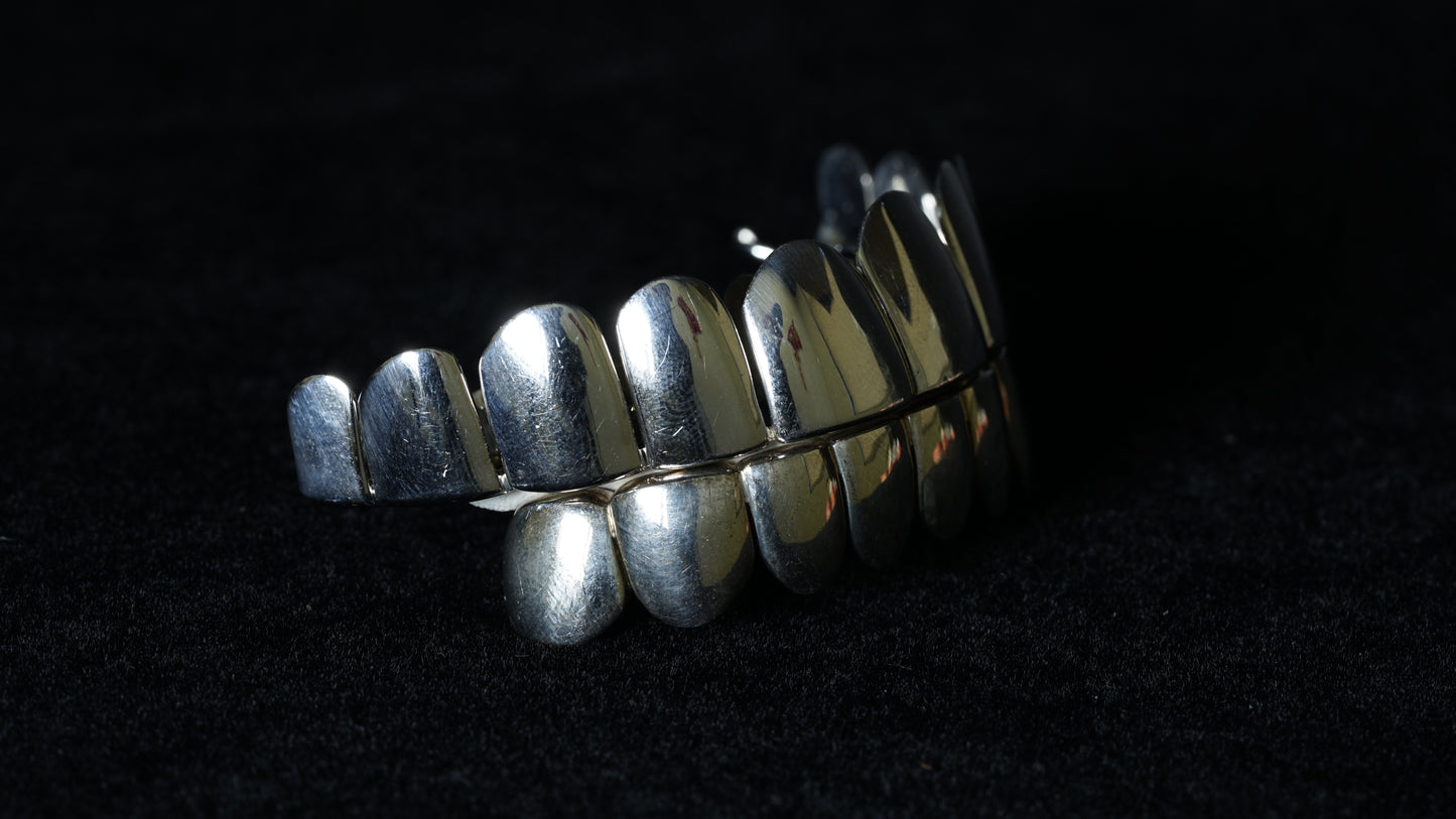 Plain 925 Silver Grillz
