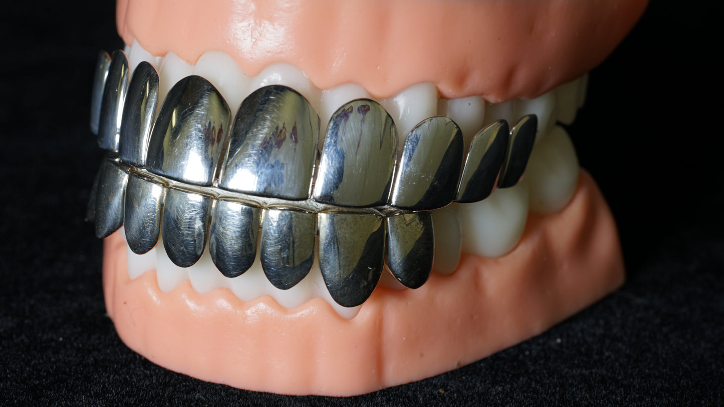 Plain 925 Silver Grillz
