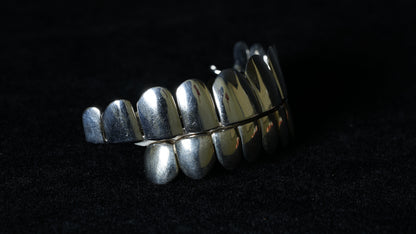 Plain 925 Silver Grillz